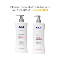 2 Loción corporal ultra-hidratante con 10% UREA - Lea 400ml